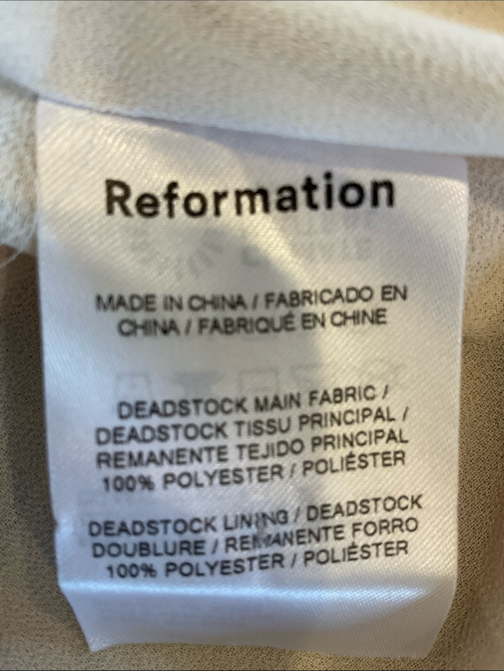 NWT-Reformation Gown Hollyhock Dress - Picture 5 of 6